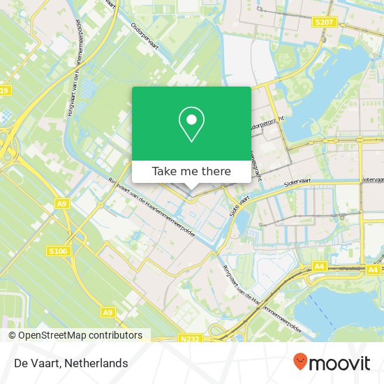 De Vaart map