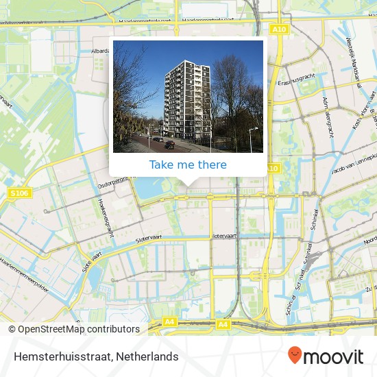 Hemsterhuisstraat map