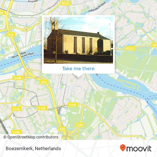 Boezemkerk Karte