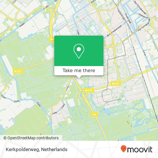 Kerkpolderweg map