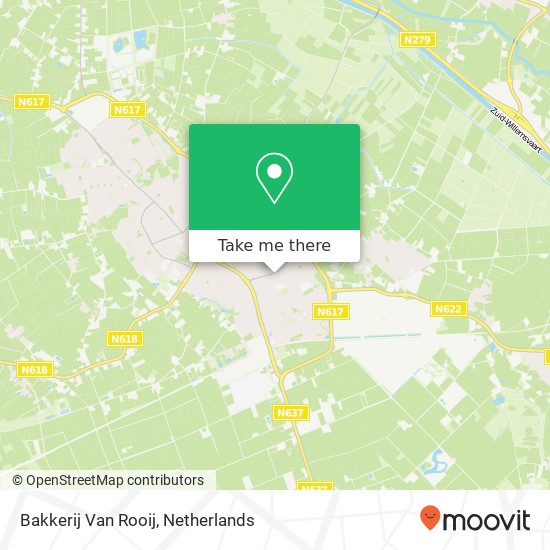 Bakkerij Van Rooij map
