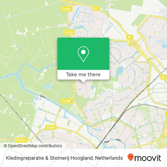 Kledingreparatie & Stomerij Hoogland map