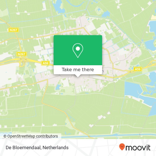 De Bloemendaal map