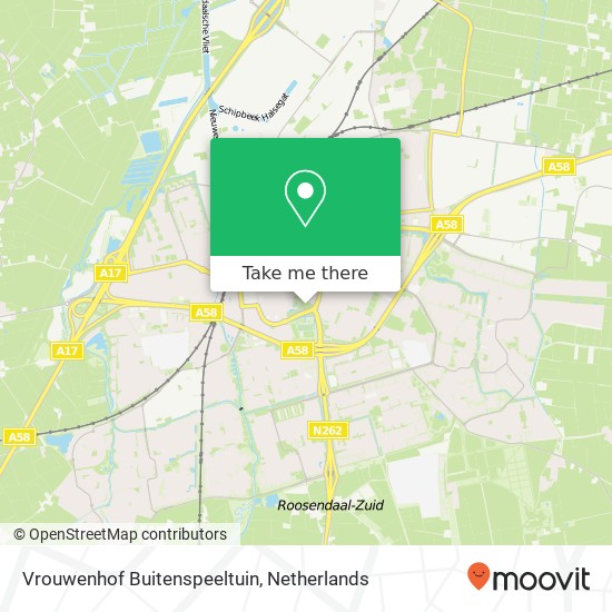 Vrouwenhof Buitenspeeltuin map