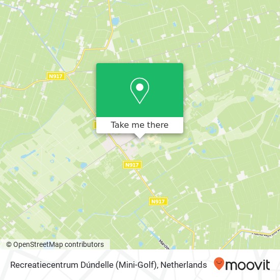 Recreatiecentrum Dúndelle (Mini-Golf) map