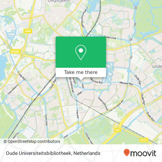 Oude Universiteitsbibliotheek map