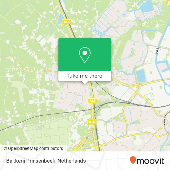 Bakkerij Prinsenbeek Karte