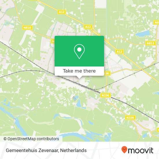 Gemeentehuis Zevenaar Karte