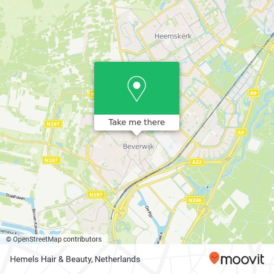 Hemels Hair & Beauty map