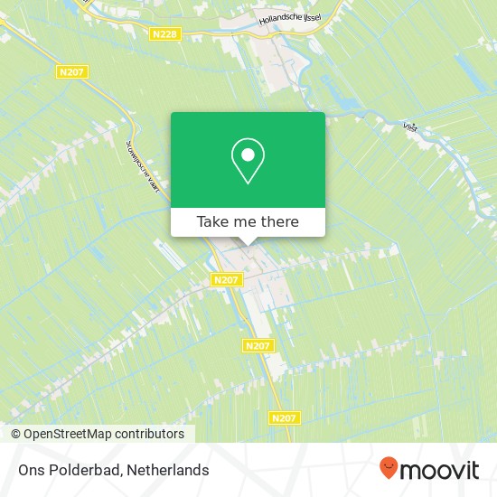 Ons Polderbad map