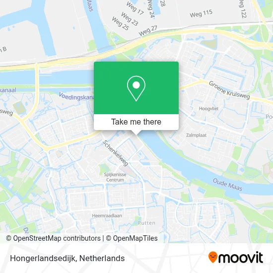 Hongerlandsedijk map