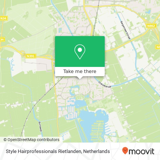 Style Hairprofessionals Rietlanden map