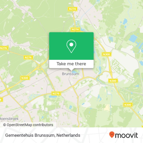 Gemeentehuis Brunssum map