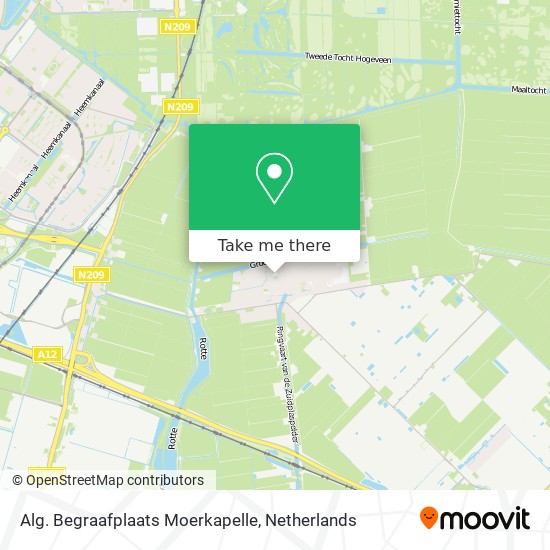 Alg. Begraafplaats Moerkapelle map