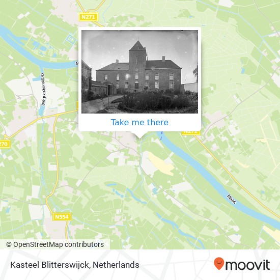 Kasteel Blitterswijck Karte