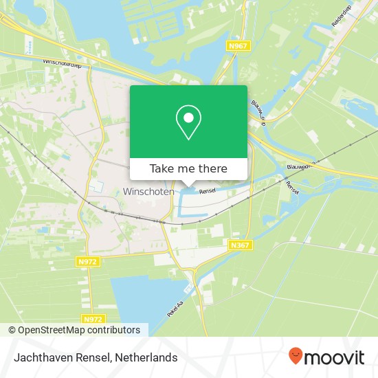 Jachthaven Rensel map