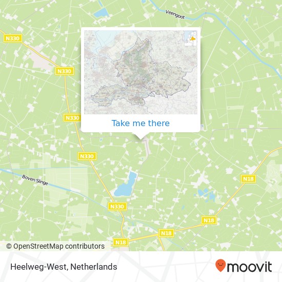 Heelweg-West map