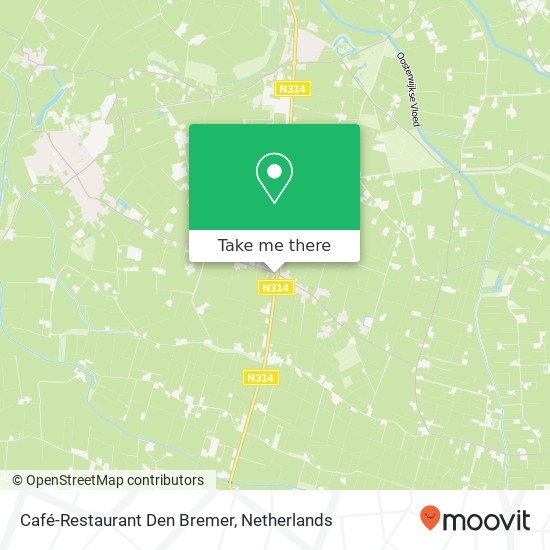 Café-Restaurant Den Bremer map