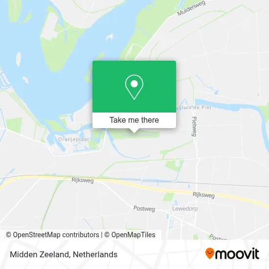 Midden Zeeland map