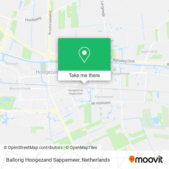 Ballorig Hoogezand Sappemeer map