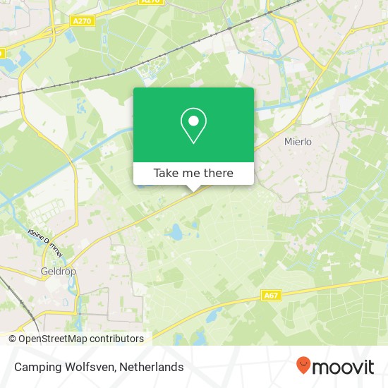 Camping Wolfsven map