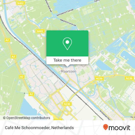 Café Me Schoonmoeder map