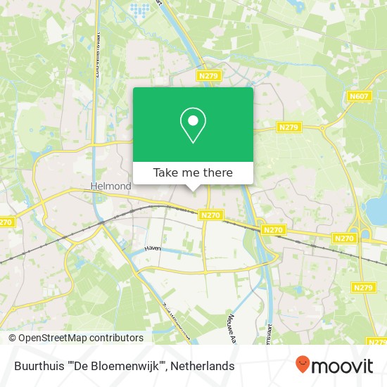 Buurthuis ""De Bloemenwijk"" Karte