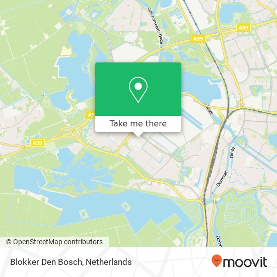 Blokker Den Bosch map