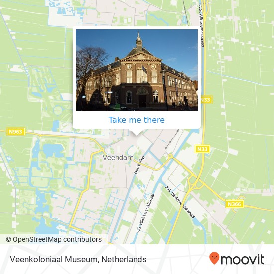 Veenkoloniaal Museum Karte