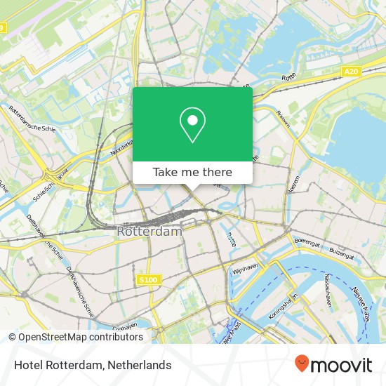 Hotel Rotterdam map