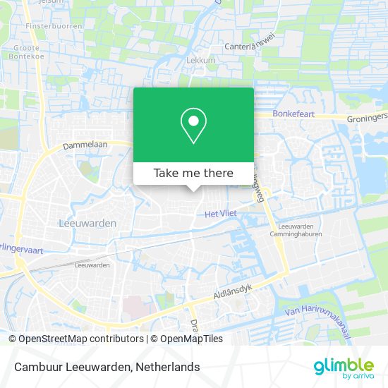 Cambuur Leeuwarden map