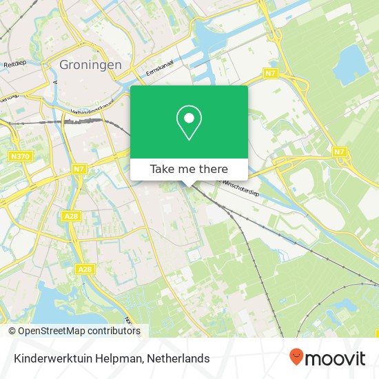 Kinderwerktuin Helpman map