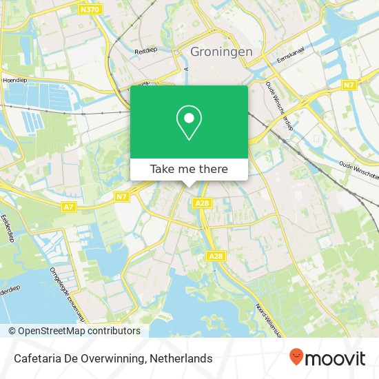 Cafetaria De Overwinning map