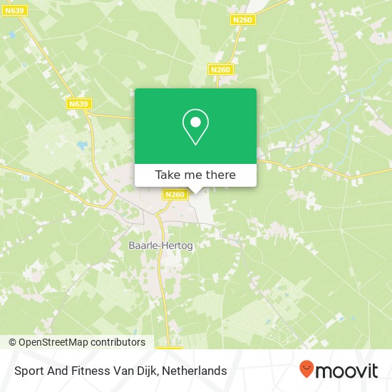 Sport And Fitness Van Dijk map