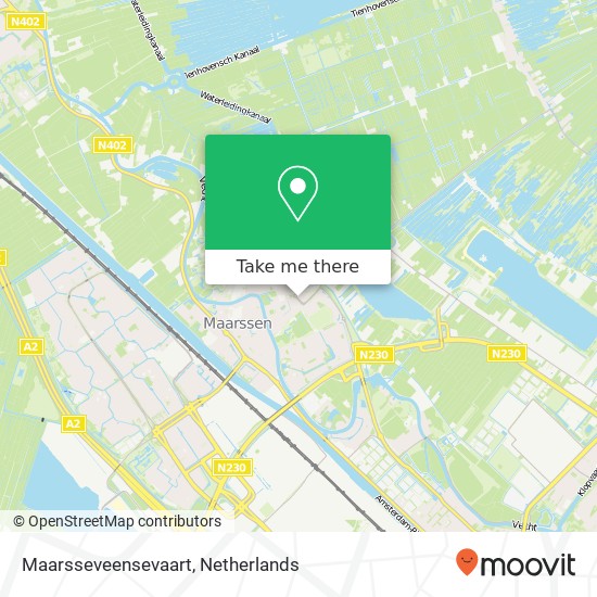 Maarsseveensevaart map