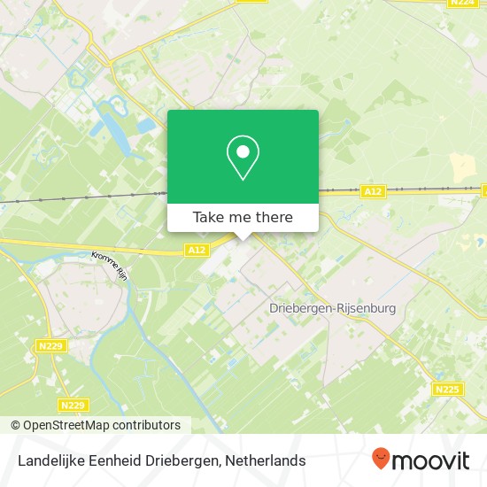 Landelijke Eenheid Driebergen Karte