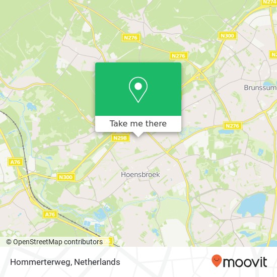 Hommerterweg map