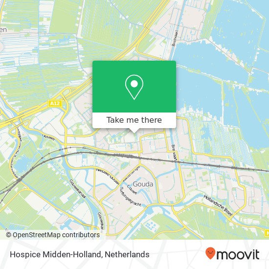 Hospice Midden-Holland map