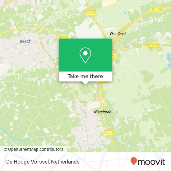 De Hooge Vorssel Karte