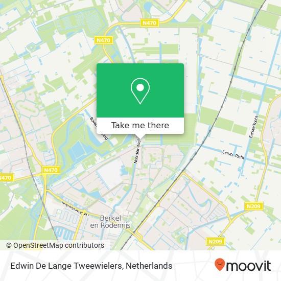 Edwin De Lange Tweewielers map