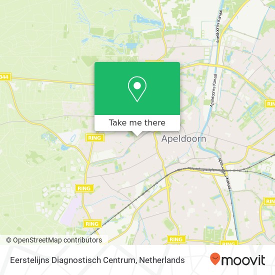 Eerstelijns Diagnostisch Centrum map