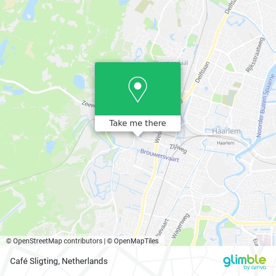 Café Sligting Karte