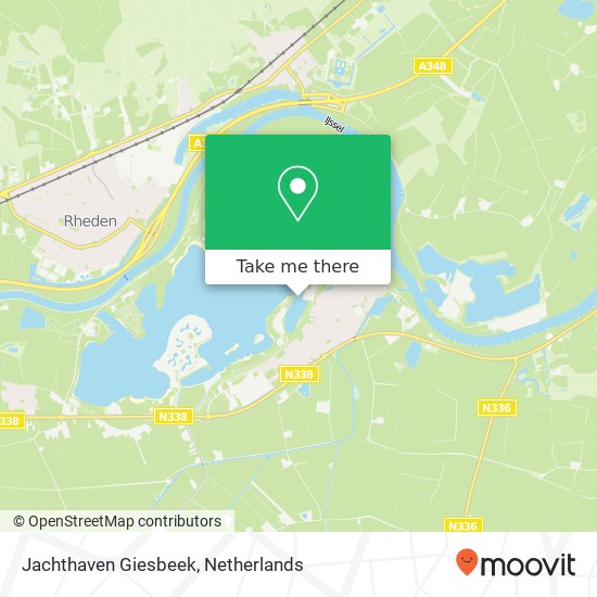 Jachthaven Giesbeek map