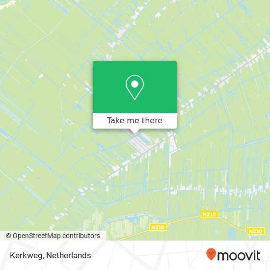 Kerkweg map