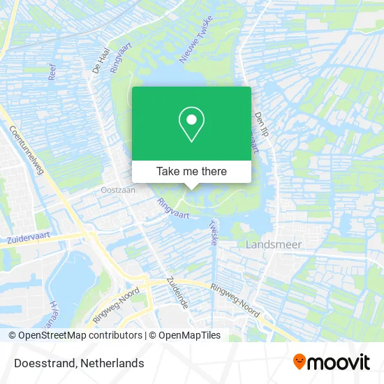Doesstrand Karte