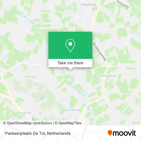 Parkeerplaats De Tol map
