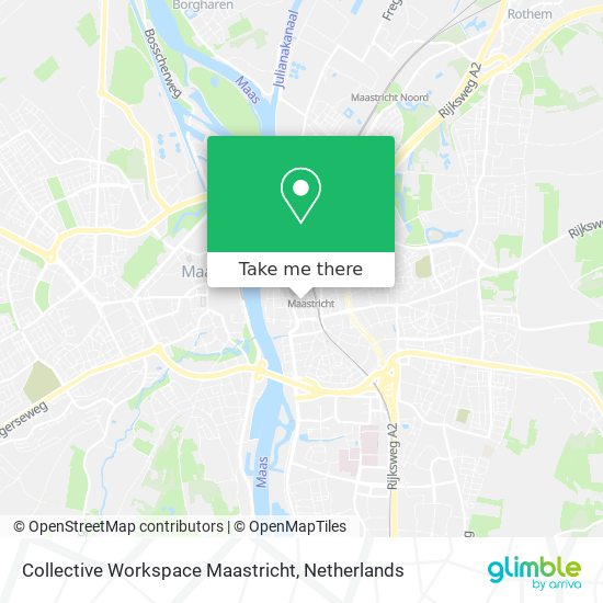 Collective Workspace Maastricht Karte