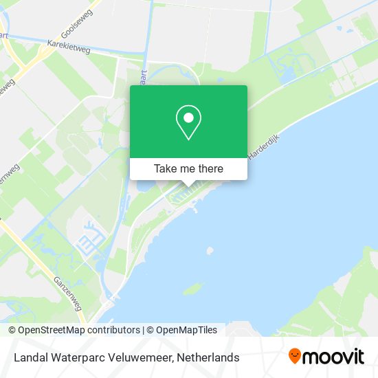 Landal Waterparc Veluwemeer map