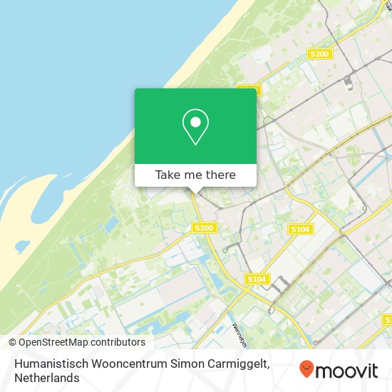 Humanistisch Wooncentrum Simon Carmiggelt Karte