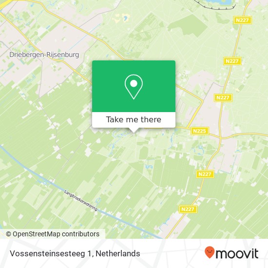 Vossensteinsesteeg 1 map